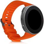 kwmobile Strap Compatible with Polar Vantage V Strap - Replacement Silicone Watch Band - Orange