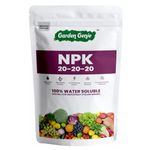 Garden Genie Npk 20 20 20 Fertilizer For Plants 400g | Complete Plant Food For Growth Boost, Fruiting & Flowering | Ideal For Home, Indoor, Outdoor Gardening