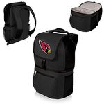 PICNIC TIME Black Arizona Cardinals Zuma Cooler Backpack