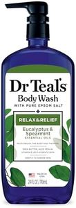 Dr Teal's Eucalyptus and Spearmint Body Wash, 710 ml, Multi (04159-4PK)