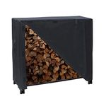 ValueHall Firewood Rack Cover 4-Foot 600D Firewood Log Rack Cover Outdoor Log Rack Cover with Toggle Cord and Hook and Loop Fastener for Secure V1C01