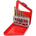 10PC EASY OUT SCREW EXTRACTOR SET WITH LEFT HAND DRILL BITS BROKEN BOLTS