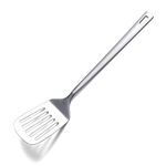 Stainless Steel Spatulas, Berglander Slotted Turner, Metal Spatulas Turner for Cooking, Kitchen Spatulas for Nonstick Cookware, Barbecue Spatulas, Dishwasher Safe, Easy to Clean