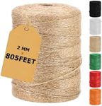 805FT Natural Jute Twine String, Bu