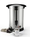 Coffee Urn 100 Cup, Stainless Steel Commercial Coffee Maker 14L/3.7 Gal Electric Hot Beverage Dispenser Large Hot Water Dispenser Coffee Dispenser Hot Water Urn For Business, Catering, Party