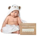 Happy Nemo Hooded Baby Towel Premium Ultra Soft 100% Organic Bamboo Bath Towel 500 GSM with Unique Design Hypoallergenic, Absorbent Baby Towels for Infant and Toddler Baby Gifts