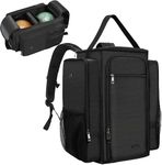 DerHutzucker Bowling bag, Bowling Ball Backpack for 2 Balls with separate compartments for shoes and accessories