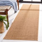 MARTHA STEWART x SAFAVIEH 2'3" x 8' Beige MSR9501B Farmhouse Sisal & Jute Runner Rug
