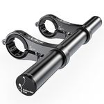 Volo Extender BAR Aluminum Bike Handlebar Extender Cycling Extension Mount Holder for Bike Mounts, GPS Service, Headlights etc (Black, 223)