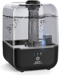 Cool Mist Humidifier, Ultrasonic Air Humidifiers for Bedroom Babies Home, 4.5L Large Top Fill Desk Humidifiers with Three Mist Modes, 360Ã‚° Nozzle, Auto Shut-Off, Lasts Up to 30 Hours, Super Quiet