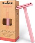 Pink Metal Safety Razor | Safety Razor Eco Friendly | Razor Ladies | Bambaw