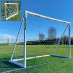 QUICKPLAY Q-Fold Soccer Goal | 30-Second Soccer Goal Folding Design for Easy Setup | Portable Soccer Net Goal for Backyard | Weatherproof Soccer Goal Post for Adults & Kids [Single Goal]