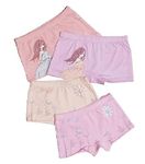 Little Swag Soft Cotton Panty Panties Underwear Innerwear Set of 4 for Baby Girls, Kids, Super Cute Minimal Prints Comfortable and Breathable Briefs, Shorts - Perfect for Little Ones Everyday Wear