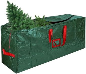 Christmas Tree Storage Bag with Card Slot|600D Oxford Material|Fits 9FT Xmas Tree|Disassembled Holiday Xmas Tree Bags|Tree Container|Heavy Duty Xmas Storage Box by H HOME-MART