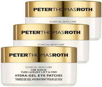 Peter Thomas Roth | 24K Gold Pure Luxury Lift & Firm Hydra-Gel Eye Patches | Anti-Aging Under-Eye Patches, Help Lift and Firm the Look of the Eye Area (Pack of 3)