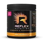 Reflex Nutrition Reflex Pre Workout Powder 3000 mg Citrulline Malate 1600 mg Beta-Alanine 125 mg Caffeine Plus B Vitamins and Electrolytes (Fruit Punch) (300 g)