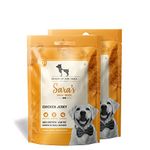 Heads Up for Tails Sara's Doggie Treats Chicken Jerky, Huft Non Veg Treats for Dogs - 70 g Each (Pack of 2)