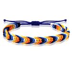 Nanafast LGBTQ Rainbow Pride Bracelets for Women Men Bisexual Lesbian Transgender Pansexual Nonbinary Asexual Gender Fluid Handmade Braided LGBT Pride Bracelets for Pride Month LGBTQ Community,