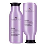 Pureology Hydrate Moisturizing Shampoo and Moisturizing Conditioner Set,Sulfate Free Shampoo and Conditioner, for Dry Color Treated Hair, Paraben-Free, With Green Tea Extract, Vegan, 2x266 ML