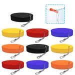 Foam Floating Keychain, AFUNTA 10 Pcs Oval Foam Float Key Chain for Outdoor Sports, Fishing, Boating – Orange/Yellow/Black/Blue/Red