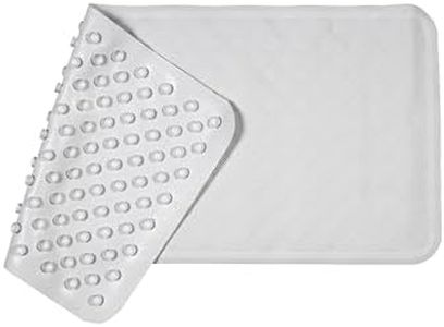 Croydex Large Rubagrip Bath Mat - Anti-Mould Non Slip Bath Mats for Inside Bath, Slip-Resistant with Secure Grip Suction Cups, Easy to Clean, Made from Natural Rubber, Anti-Bacterial, 90 x 37cm