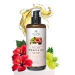 The Tribe Concepts 90 Day Miracle Hair Growth Oil, Anti Hairfall Oil for Breakage, Hair Fall Control Oil contains Bhringraj, Hibiscus & Amla Oil For Hair, 100% Chemical Free & Natural - 200 ml