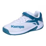 Kempa Unisex Kid's Wing 2.0 Junior Track Shoe, White/Dark Blue, 32 EU