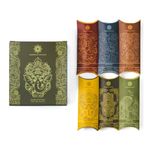 Jembrana Incense Cones- Mix 6 Scents (60 Cones Total), 10 Cones Each of Lotus (Padma), Sandalwood, Gardenia, Maha Triloka, Raja Harum & Dewi Sai (Amber), Gift Sets