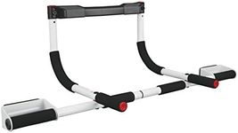 Portable gym that can be used as a doorway pull-up bar. Great for beginners to athletes. Keep fit anytime, anywhere. Soft and extra comfortable foam handle