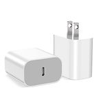 2Pack for iPhone15/16 Charger Block,MFI Certified,PD 20W Fast USB C Cube Wall Charging Power Adapter Plug for Apple,for iPhone15/16 Pro/Plus/Pro Max/14/13/12,for iPad Pro/Air/Mini,USB-C Charge Brick