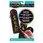 Melissa & Doug Scratch Art Bookmark Party Pack Activity Kit, Arts & Crafts ( Makes 12 Bookmarks)