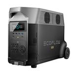 EF ECOFLOW Portable Power Station 3600Wh DELTA Pro, 2.7H to Full Charge, 5 AC Outlets, 3600-4500W, 120V Lifepo4 Power Station with Expandable Capacity, Solar Generator for Home Use, Blackout, RV