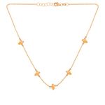 Malabar Gold & Diamonds 18kt Gold Necklace for Women | 18k (750) BIS Hallmark Rose Gold Necklace for Birthday, Anniversary & Rakshabandhan Gift