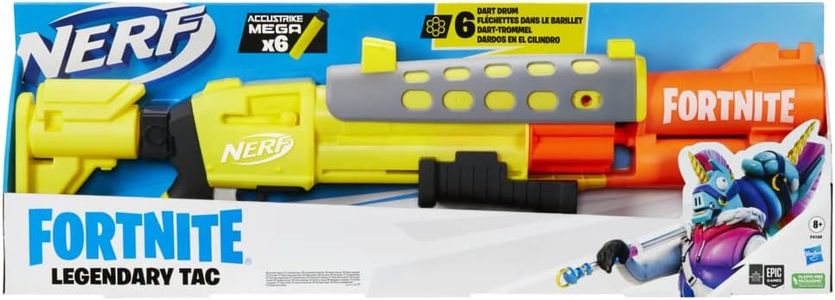 Nerf Fortnite Legendary TAC Blaster Toy – Foam Dart Gun
