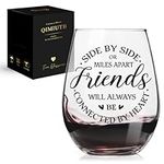 QIMIUTB Friendship Wine Glass Gifts