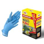 Advanced Weed Killer Concentrated Extra strong with 1 Pair Non-Sterile Gloves Super Strength and Easy to use, Weed & Roots Control with Glyphosate (3 x 80ml Sachet)