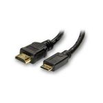 Synergy Digital HDMI Cable Compatible with Canon EOS Rebel T6 Digital Camera AV / HDMI Cable 5 Foot High Definition Mini HDMI (Type C) To HDMI (Type A) Cable