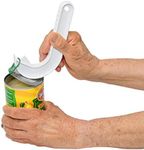 Home-X Ergonomic Ring-Pull Helper, Perfect for Opening Ring-Pull Cans, White ()