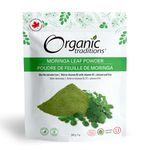 Organic Traditions Organic Moringa Leaf Extract Vegan Non-GMO Organic Superfood Moringa Powder, 7oz (200g) Bag, 40 servings per bag