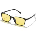 ANRRI Night Vision Driving Glasses Anti Radiation Glasses for Men Women Anti Glare Nighttime Glasses HD Yellow Lens