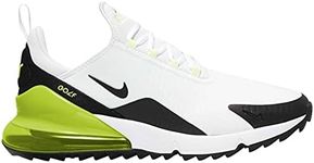 NIKE Air MAX 270g, Men's Golf Shoes, Multicoloured White Black Volt Barely Volt, 9 UK
