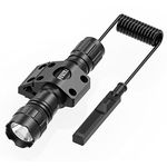 Feyachi FL17 Weapon Light 1200 Lumens Tactical Flashlight with mLok Rail Mount, Pressure Switch