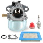 AUTOKAY Carburetor Fits for 6-6.75 HP Murray Craftsman Snapper 22" Push Mower Carb Air Filter Spark Plug