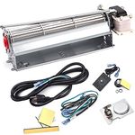 BBQ-Element GFK4 GFK4A FK4 Replacement Fireplace Blower Fan Kit for Heatilator Majestic Temco Lennox Fireplaces, Rotom HB-RB74K, R7-RB74K.