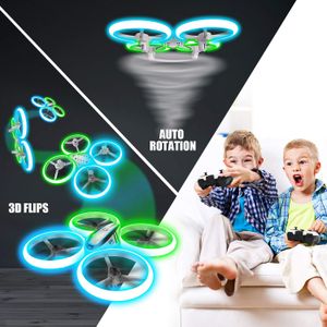 AVIALOGIC Q9 Kids Drone – Blue Green, Beginner Friendly Quadcopter