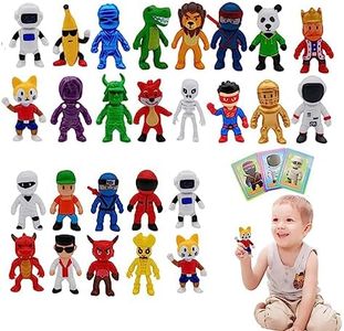 JINGLING Jouets Stumble Guys modèle -Jeu réaliste 24 | Portable Jeu Modèle Jouets Table Décor Fans Cadeau