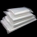 100 6" x 9" GRIPWELL® Grip Seal Bags | Reusable Clear Plastic Bags | Strong Resealable Zip Lock | Polythene Packaging for Food Storage Jewellery Medicine Herbs 15cm x 22.5cm