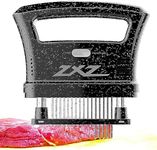 ZXZ Meat Tenderizer Easy to hold large handle | Detachable 48 stainless steel blade | Easy To Use & Clean (Black)