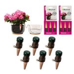 Blumat Watering Stakes, 6 Plant Self Watering System for Houseplants, Made in Austria, Great for Vacation