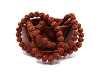 Mala Beads Rudraksha Mala Necklace With 108 Prayer Beads for Japa, Meditation, Yoga, And To Increase Calmness